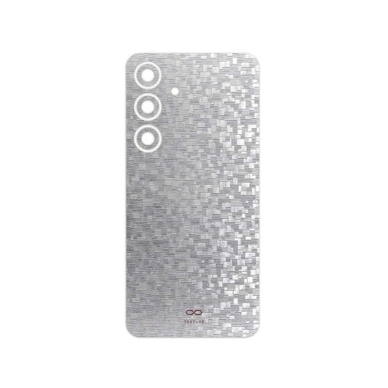 برچسب پوششی ماهوت مدل Silver-Silicon مناسب برای گوشی موبایل سامسونگ Galaxy S24
