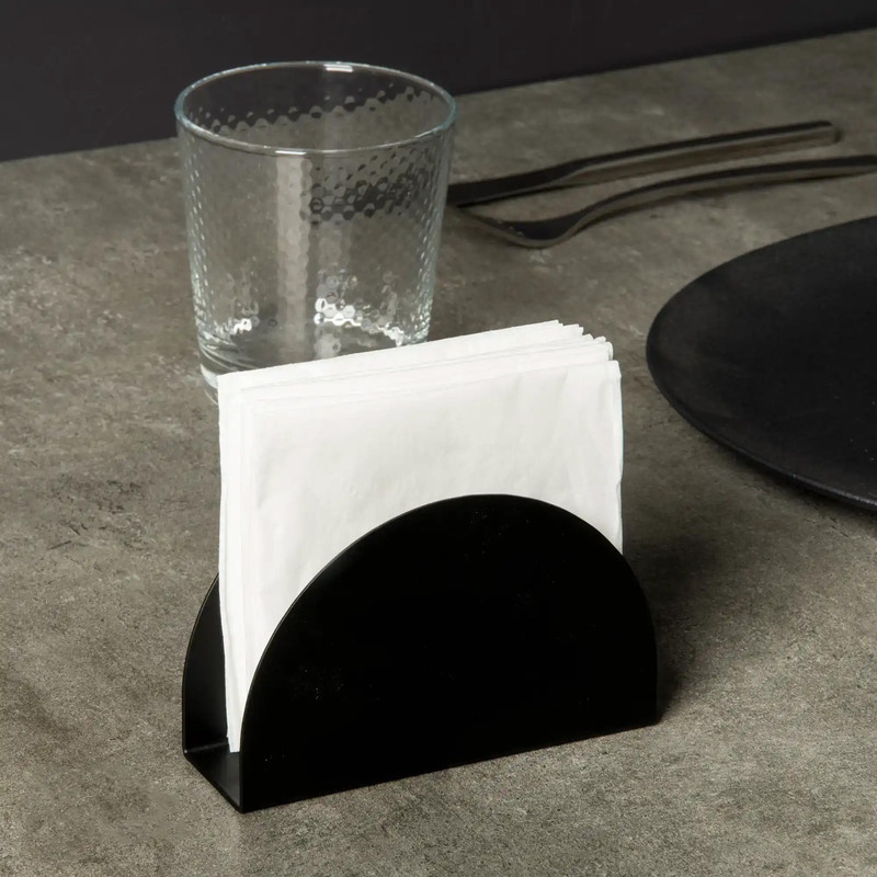 جای دستمال کاغذی مدل فلزی هلالی کد zb5