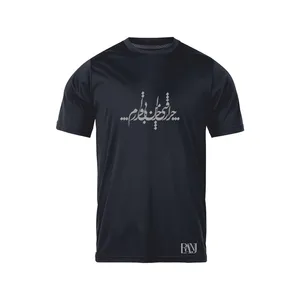 تی شرت آستین کوتاه مردانه رانژ مدل تایپوگرافی 002-23RA06 رنگ مشکی
