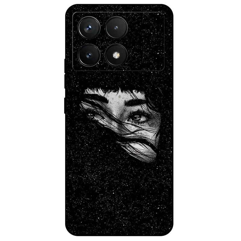 کاور مگافون طرح دخترانه مدل 8140 مناسب برای گوشی موبایل شیائومی Poco X6 Pro  