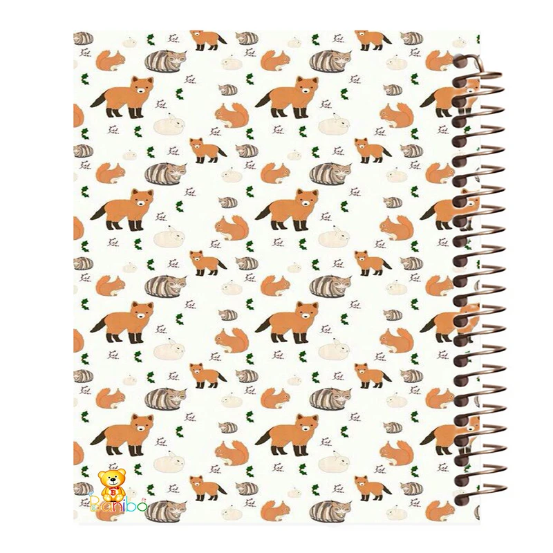 دفتر مشق 100 برگ بانیبو طرح روباه کد 258