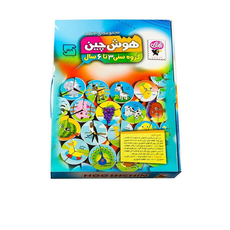 بازی آموزشی زاغک مدل پازل هوش چین کد 8056-2