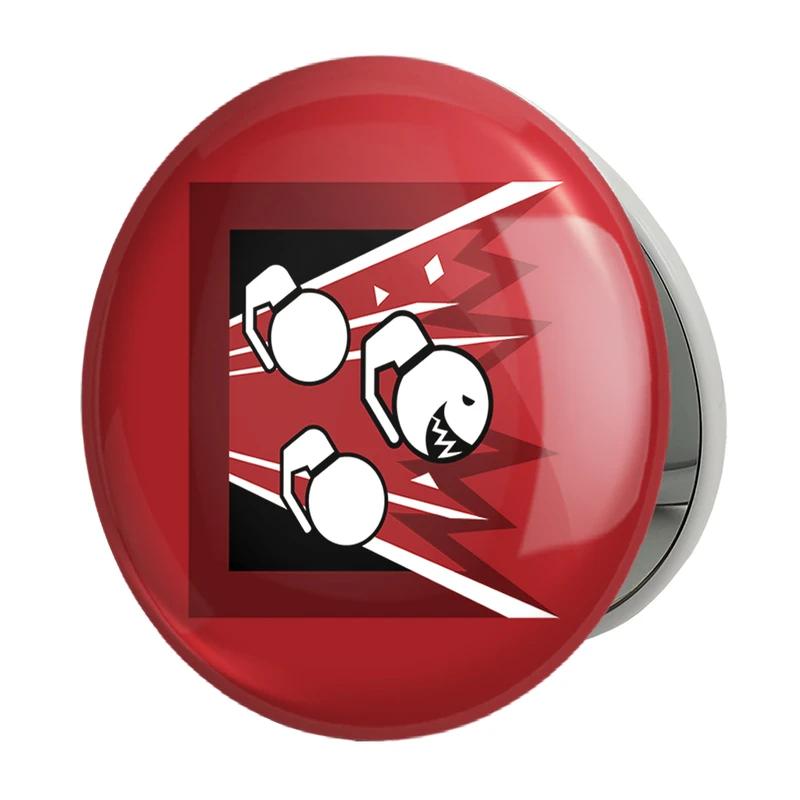 آینه جیبی خندالو طرح fuze  بازی رینبو سیکس سیج  مدل تاشو کد 30348