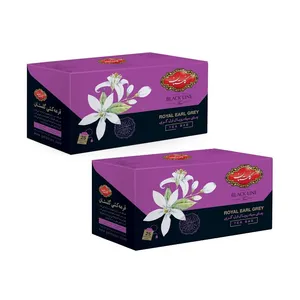 چای سیاه کیسه ای  رویال ارل گری گلستان دو بسته 25 عددی