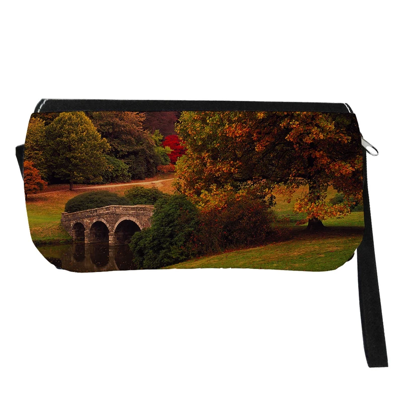  جامدادی طرح منظره مدل دو زیپ کد 09