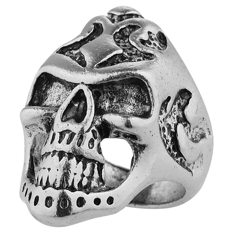 انگشتر مردانه طرح اسکلت کد es10