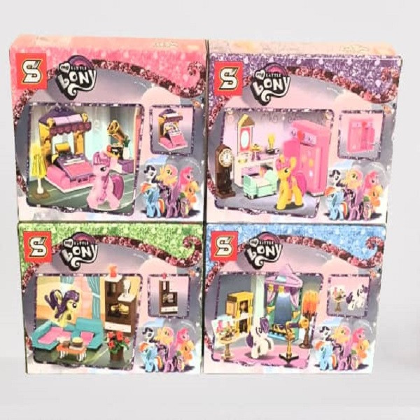 ساختنی اس وای مدل پونی کد 1459 مجموعه 4 عددی