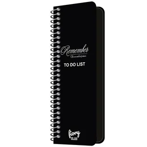 دفترچه یادداشت 75 برگ مستر راد مدل to do list طرح بلک کد fiory 1953
