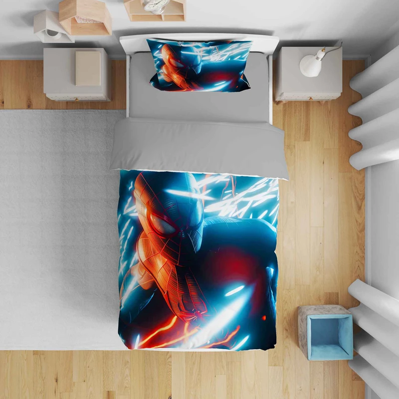 سرویس روتختی مدل مرد عنکبوتی5231 تک نفره 5 تکه