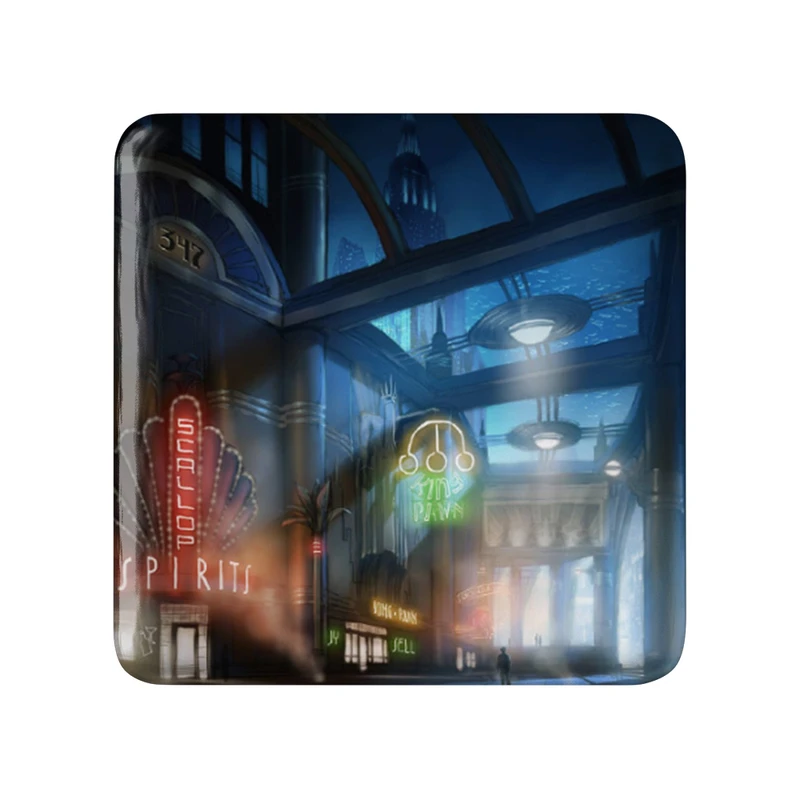 مگنت خندالو طرح بازی بایوشاک (Bioshock) مدل مربعی کد 31362
