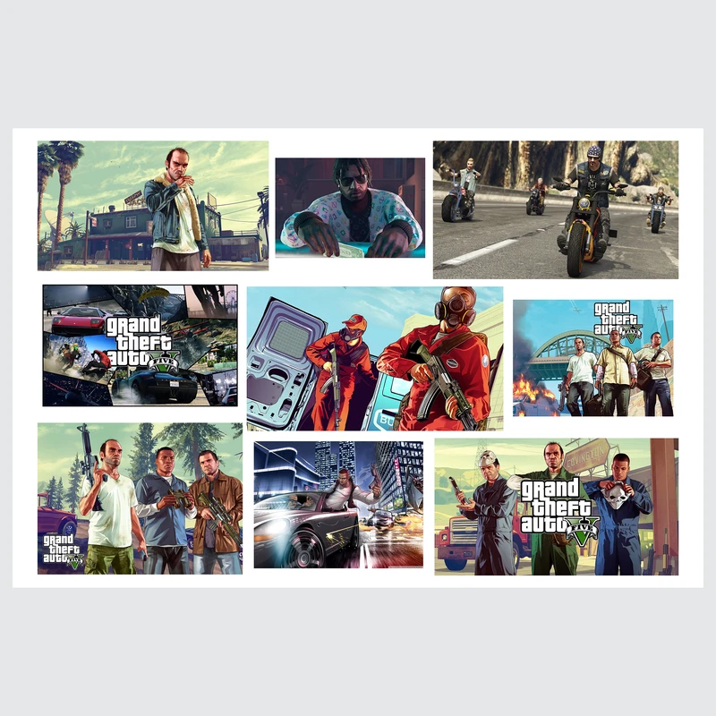پوستر ماهتاب طرح جی تی ای gta کد 2712