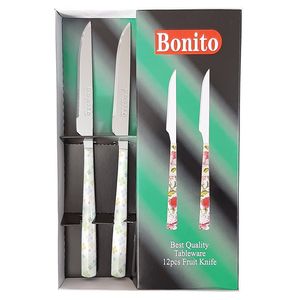 نقد و بررسی چاقو میوه خوری 12 پارچه بونیتو کد Bon3 توسط خریداران