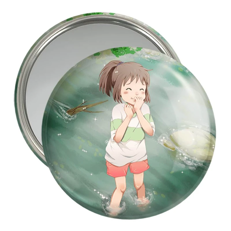 آینه جیبی خندالو مدل چیهیرو و هاکو انیمه شهر اشباح  Spirited Away  کد 12102