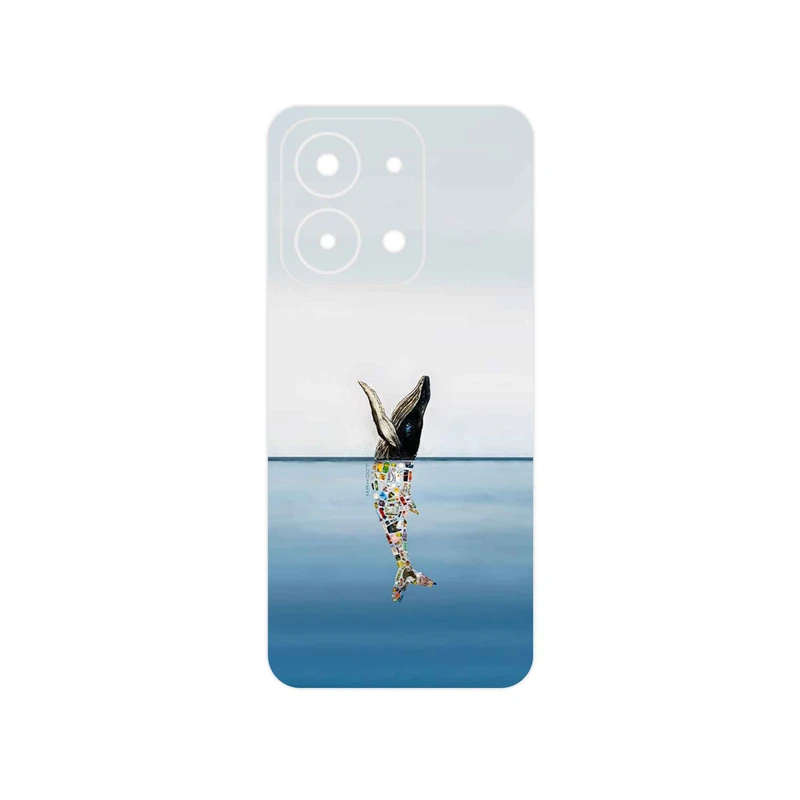برچسب پوششی ماهوت مدل Collage of Sea Trash مناسب برای گوشی موبایل شیائومی Redmi 15C 4G