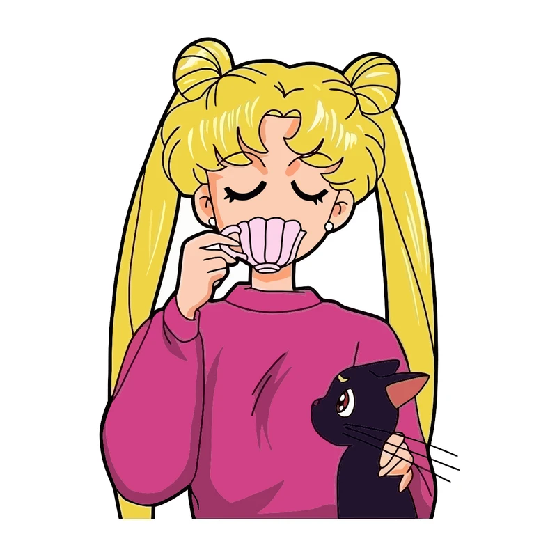 برچسب لپ تاپ پویا مارکت طرح انیمه کد 2883