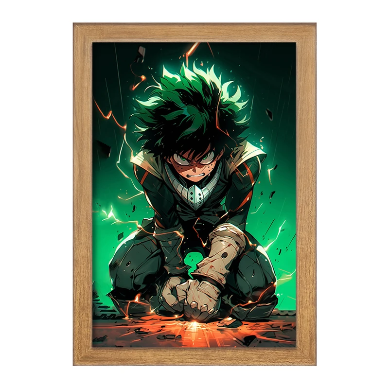 تابلو خندالو مدل انیمه آکادمی قهرمان من کد F2837