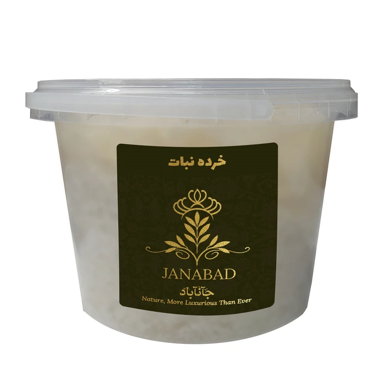 خرده نبات سنتی یزد ممتاز جانآباد مدل ساده - 1500 گرم