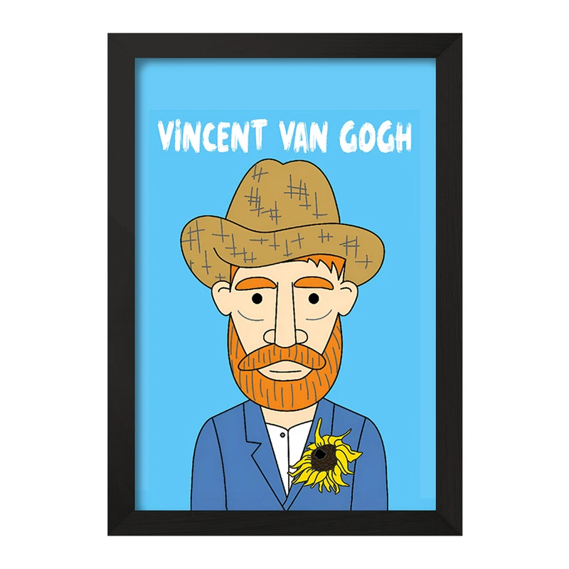 تابلو خندالو مدل ونسان ونگوگ کد F11688