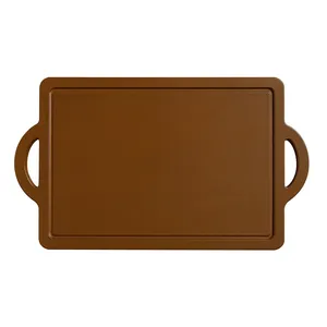 سینی دسته دار مدل چوب سایز 25x38 سانتی متر
