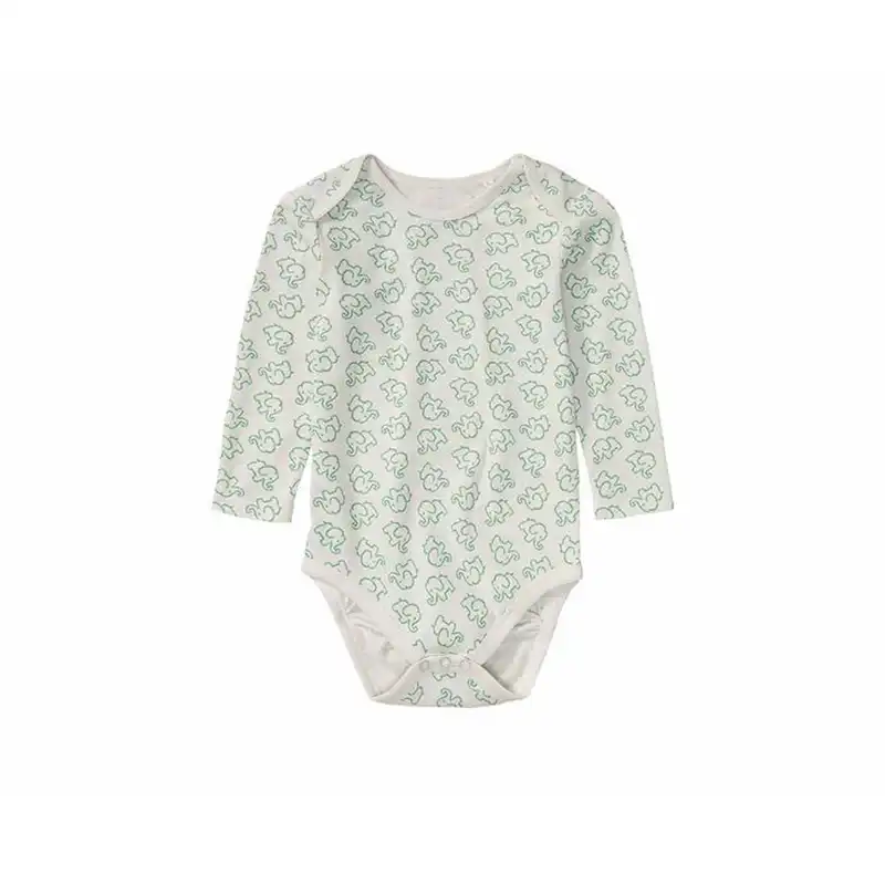 بادی آستین بلند نوزادی لوپیلو مدل 417242 مجموعه 2 عددی