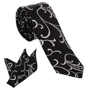 ست کراوات و دستمال جیب مردانه مدل نیوفشن کد 105