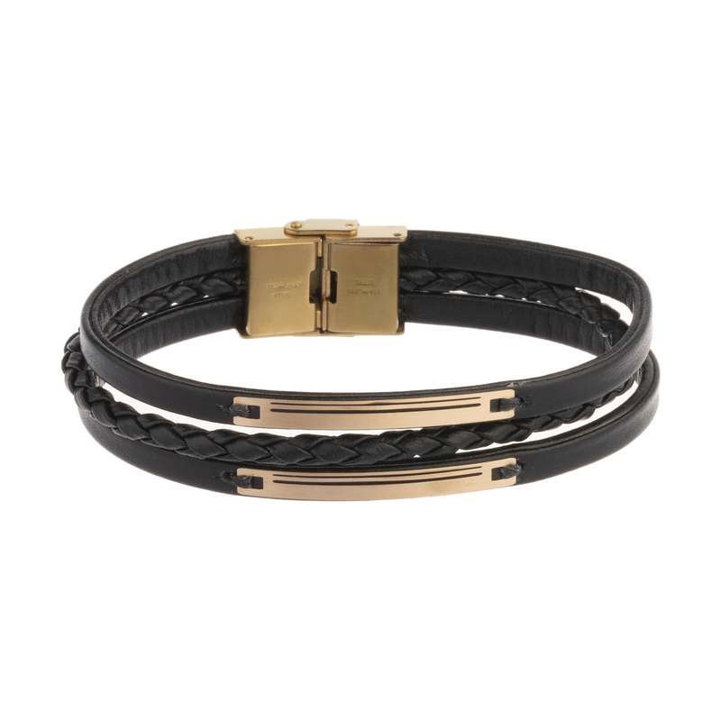 دستبند طلا 18 عیار مردانه مایا ماهک مدل MB1266