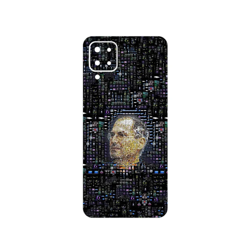 برچسب پوششی ماهوت مدل 2 Collage of Steve Jobs مناسب برای گوشی موبایل سامسونگ Galaxy F12