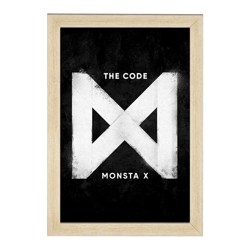 تابلو خندالو مدل گروه Monsta X  کد 21206