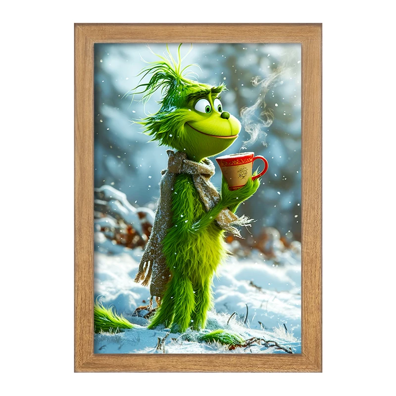 تابلو خندالو مدل گرینچ (The Grinch) کد F5872