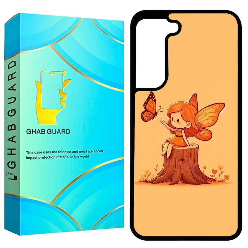 کاور قاب گارد طرح پروانه مدل GCHPA21F مناسب برای گوشی موبایل سامسونگ Galaxy S21 FE 5G