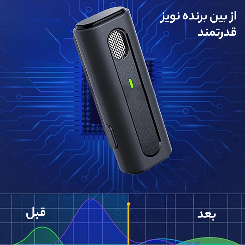 میکروفن یقه ای بی سیم مدل K91 For