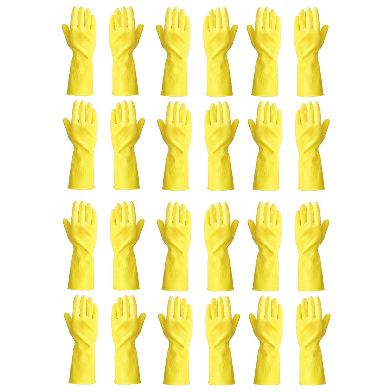 دستکش آشپزخانه رزمریم مدل ساق کوتاه مجموعه 12 عددی