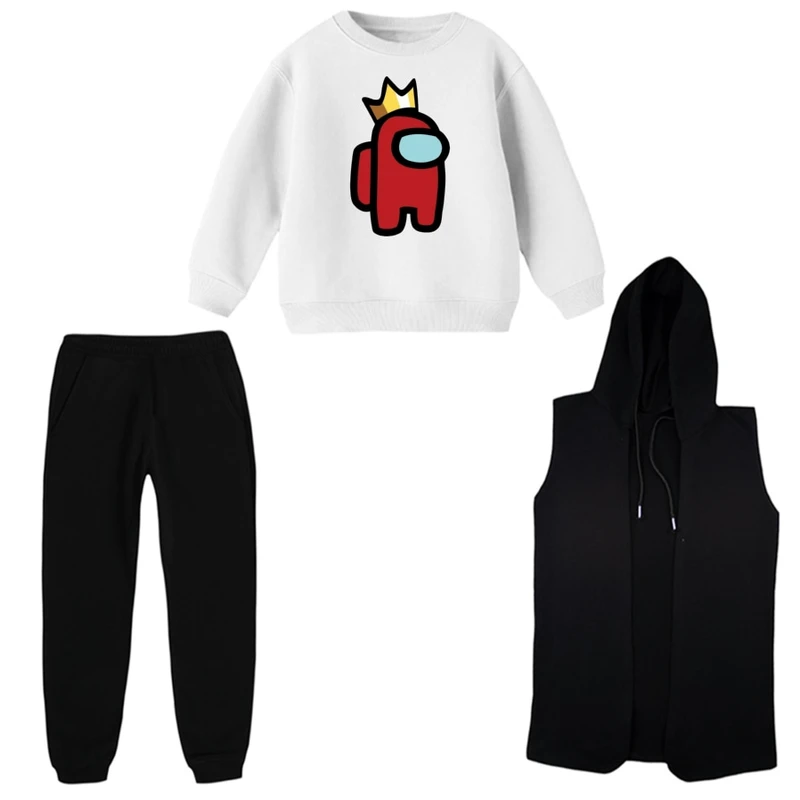 ست 3 تکه لباس راحتی بچگانه مدل among us