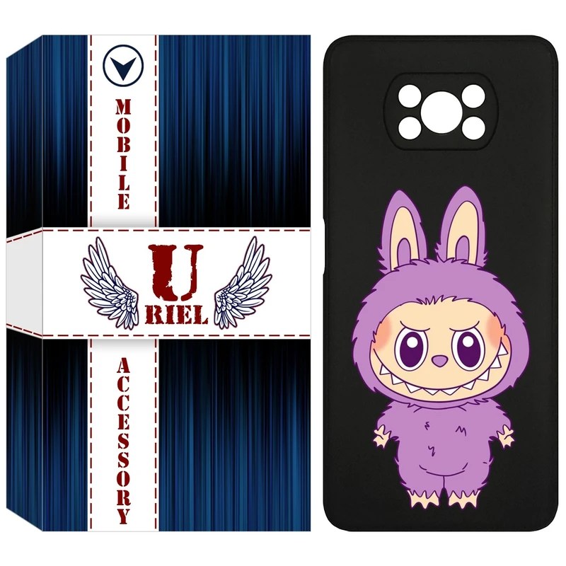 کاور یوریل قاب مدل KSH کد 150 طرح عروسک لبوبو مناسب برای گوشی موبایل شیائومی Poco X3 / X3 Pro