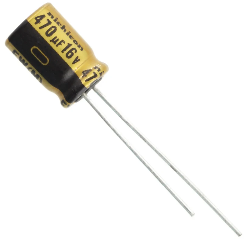 خازن الکترولیت 470 میکروفاراد کد 116 بسته 4 عددی