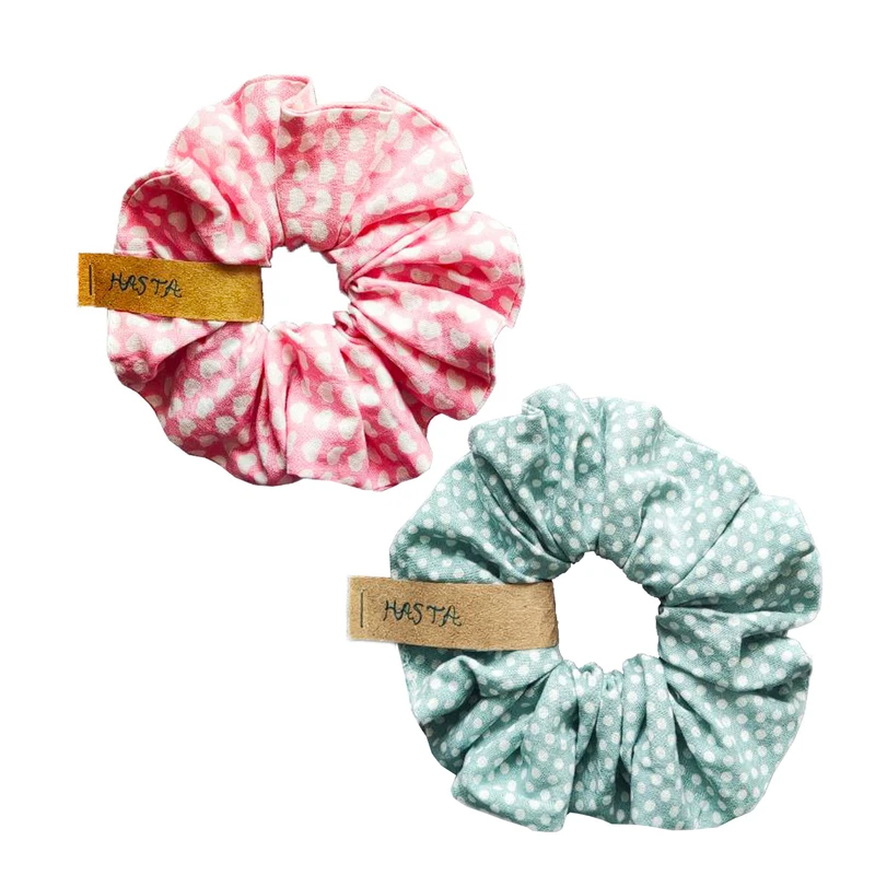 کش مو زنانه مدل اسکرانچی دریا مجموعه دو عددی