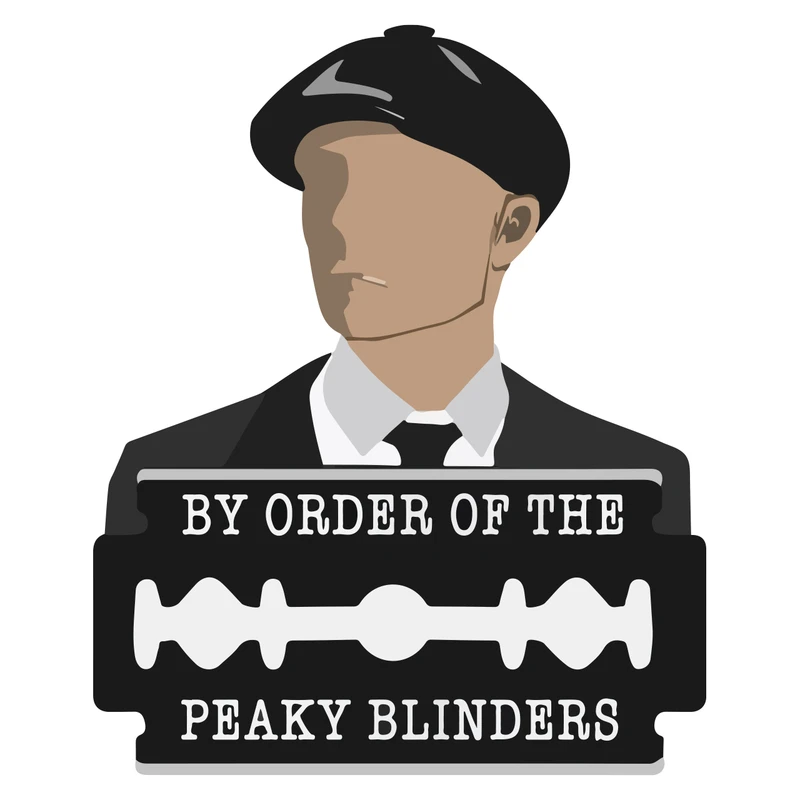 استیکر خودرو پویا مارکت طرح پیکی بلایندر کد 1394