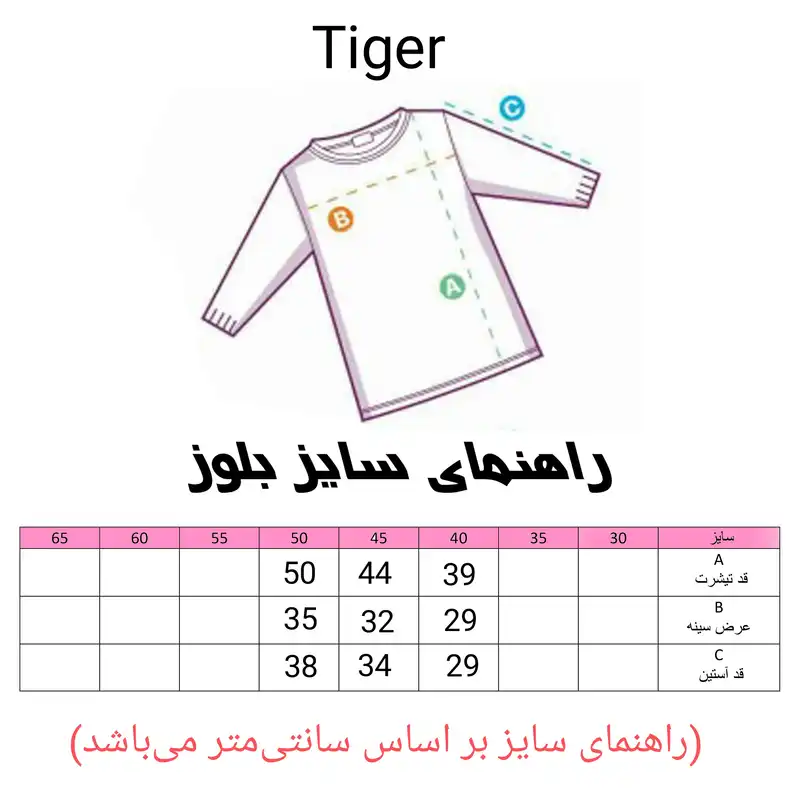 ست سویشرت و شلوار پسرانه مدل Tiger رنگ آبی