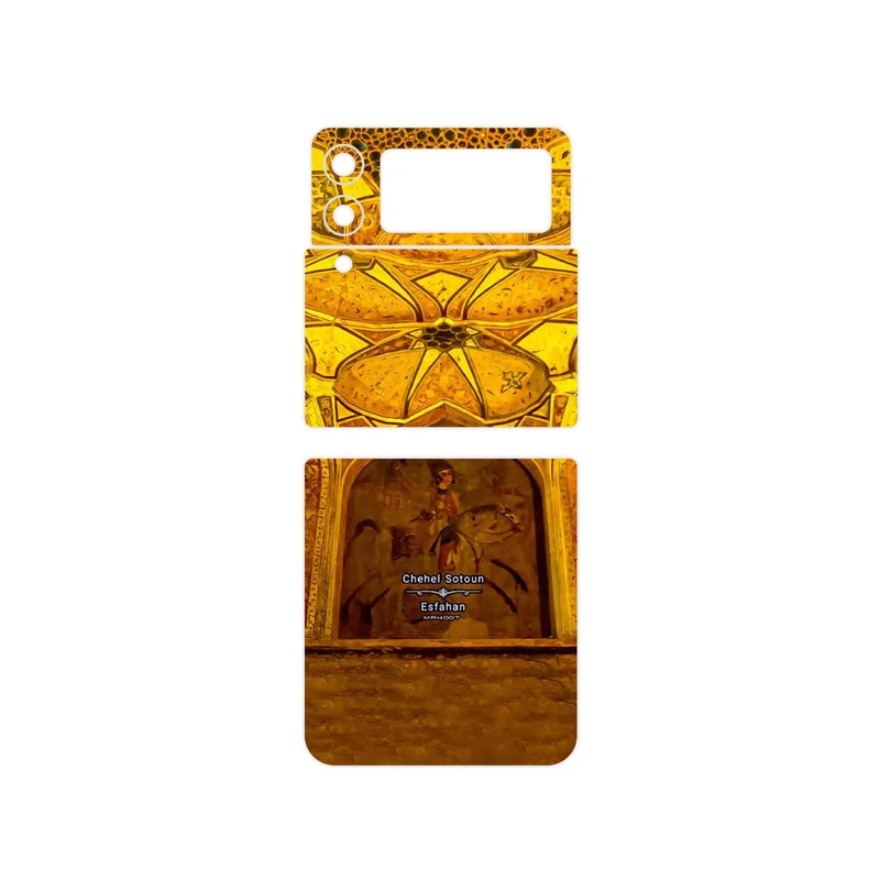 برچسب پوششی ماهوت مدل Chehel Sotoun Palace مناسب برای گوشی موبایل سامسونگ Galaxy Z Flip3 5G