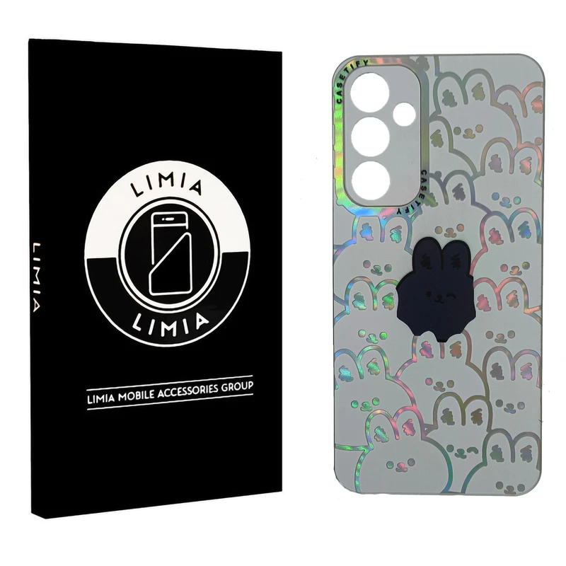 کاور لیمیا مدل فانتزی لنزدار طرح عروسکی شبرنگی مناسب گوشی موبایل سامسونگ Galaxy A34