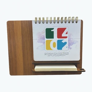 تقویم رومیزی سال 1402 مدل T106 به همراه کاغذ یادداشت