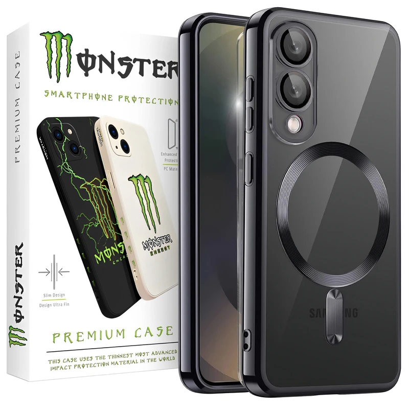 کاور مانستر مدل Clear Magsafe مناسب برای گوشی موبایل سامسونگ Galaxy S25 Edge