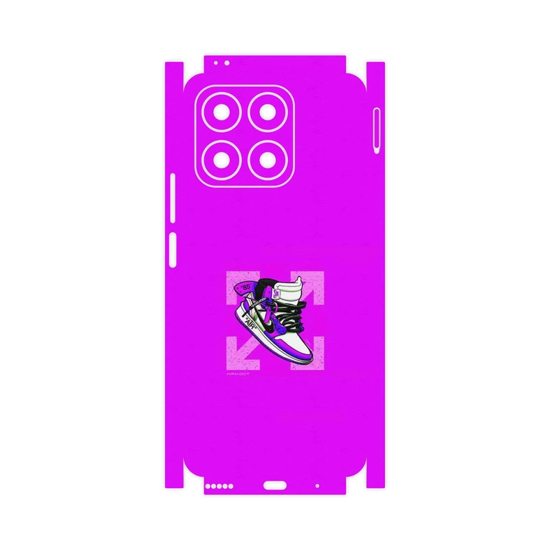 برچسب پوششی ماهوت مدل Nike Air Sneaker Digital Art-FullSkin مناسب برای گوشی موبایل آنر X8a