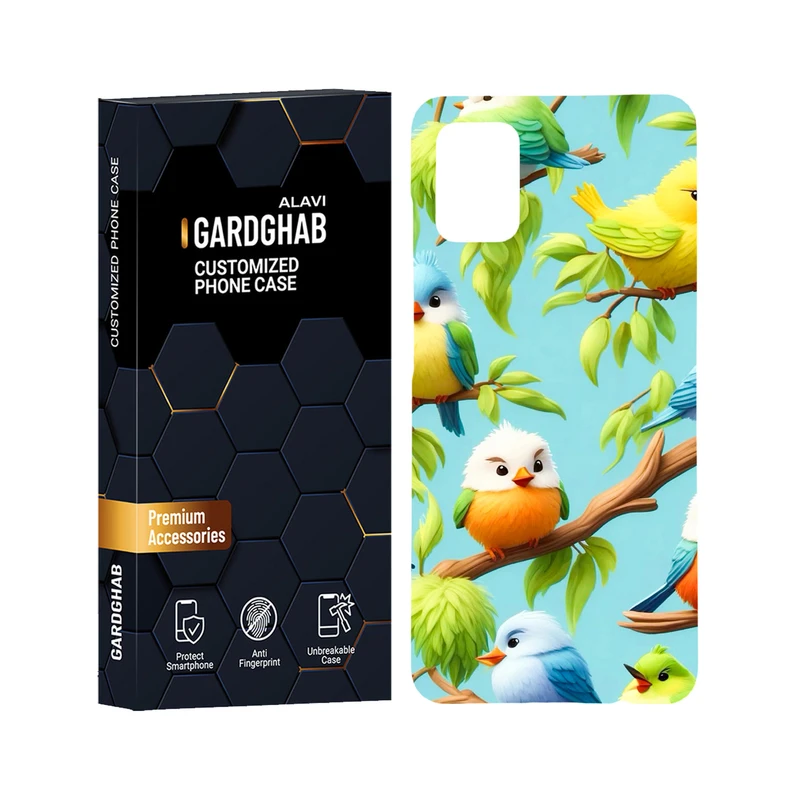 کاور گارد قاب علوی مدل حیوانات مناسب برای گوشی موبایل سامسونگ Galaxy A51 4G