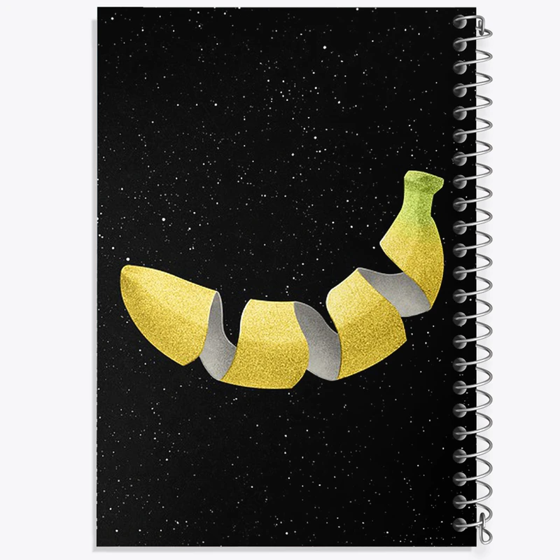 دفتر شطرنجی 50 برگ خندالو مدل موز کد N1434