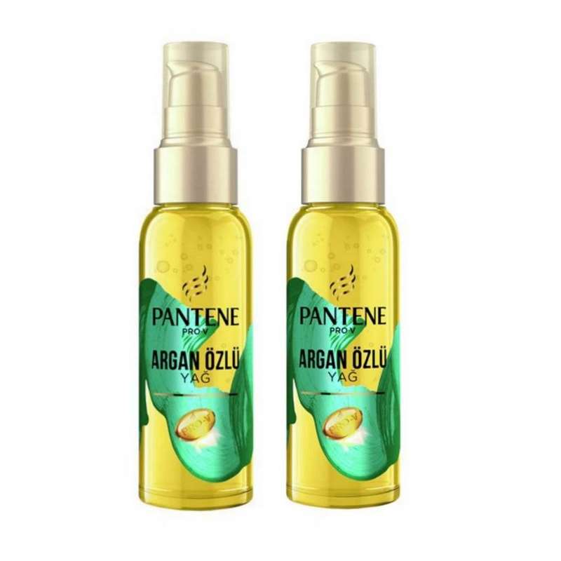 روغن مو پنتن مدل Argan Ozlu Yag حجم 100 میلی لیتر مجموعه 2 عددی