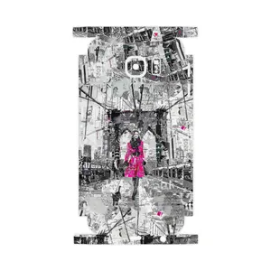 MAHOOT Collage of Catwalk Bridge-FullSkin Cover Sticker for Samsung Galaxy S6