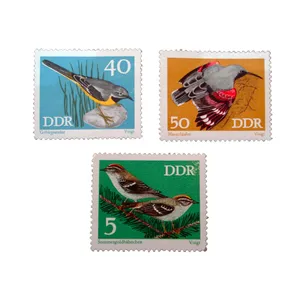 تمبر یادگاری مدل پرنده کد bc-1577 مجموعه 3 عددی