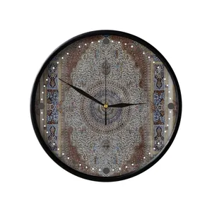 ساعت دیواری مدوپد طرح قالیچه قم ترنجی مدل C-Ghom109