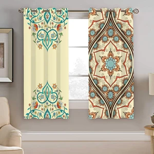 پرده نیروانا طرح سنتی مدل مخمل کد 4062 سایز 140×200 سانتی متر